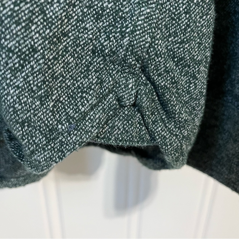 Prana Textured Long Sleeve Button Up Green 100% Organic Cotton Mens XX Large - Picture 5 of 11